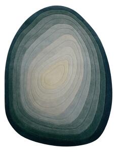 Kék gyapjú szőnyeg 160x230 cm Puddle Ombre Wool – Flair Rugs