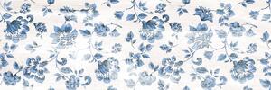 Dekor Fineza Whitewood kék Provence 20x60 cm matt WHITEWOOD26DEC