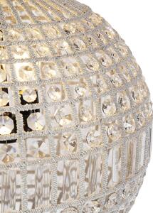 Art Deco függesztett lámpa kristály arany 50 cm - Kasbah