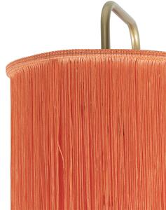 Keleti fali lámpa arany rózsaszín árnyalatú rojtokkal - Franxa