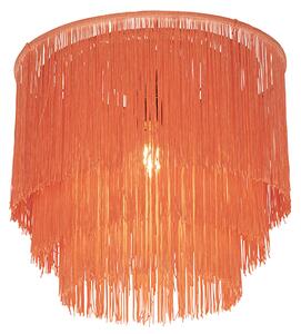 Keleti mennyezeti lámpa arany rózsaszín árnyalatú rojtokkal - Franxa