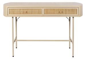 Bézs konzolasztal 40x120 cm Amaya – White Label