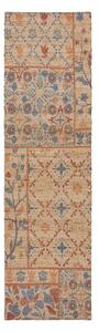 Natúr színű kézi szövésű jutakeverék futószőnyeg 60x230 cm Taylor Patchwork – Flair Rugs