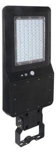 V-TAC napelemes utcai LED lámpa, térvilágító lámpatest 15W hideg fehér - SKU 8548
