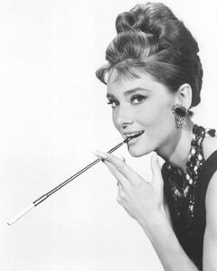 Fotográfia Audrey Hepburn in 'Breakfast at Tiffany's, 1961, (35 x 40 cm)