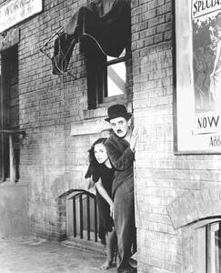 Művészeti fotózás Charlie Chaplin, Paulette Goddard, 1936, (35 x 40 cm)