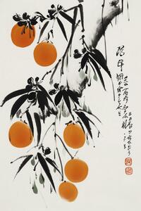 Illusztráció Japanese Oranges, Treechild, (26.7 x 40 cm)