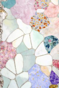 Illusztráció Floral Mosaic, Treechild, (26.7 x 40 cm)