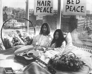 Fotográfia Bed-In for Peace by Yoko Ono and John Lennon, 1969