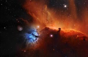 Művészeti fotózás Horsehead nebula, IC 434 Narrowband, Paul C Swift, (40 x 26.7 cm)