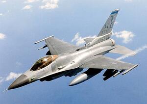 Művészeti fotózás General Dynamics F-16 Falcon in flight, Stocktrek, (40 x 26.7 cm)