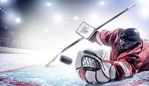 Művészeti fotózás Ice Hockey Goalie, Dmytro Aksonov, (40 x 22.5 cm)
