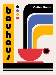 Illusztráció Bauhaus Coffee House, Retrodrome, (30 x 40 cm)