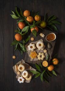 Művészeti fotózás Mandarin Linzer Cookies, Diana Popescu, (30 x 40 cm)