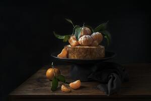 Művészeti fotózás Polenta cake with sweet mandarines, Diana Popescu, (40 x 26.7 cm)