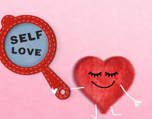 Művészeti fotózás conceptual image of self love-Cartoon heart, Carol Yepes, (40 x 30 cm)