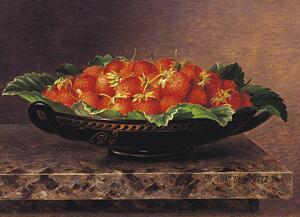 Illusztráció Strawberries in a Greek kylix, Fine Art Photographic, (40 x 30 cm)