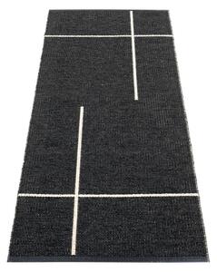 Fekete kültéri-beltéri futószőnyeg 70x180 cm Fred Black – Pappelina