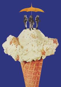 Illusztráció Ice Cream Landing, Circular Concepts, (30 x 40 cm)