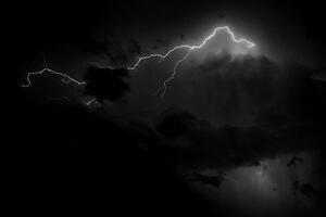 Művészeti fotózás lightning in dark sky, CCeliaPhoto, (40 x 26.7 cm)