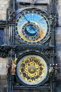 Művészeti fotózás Astronomic clock in Prague, narcisa, (26.7 x 40 cm)