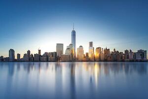 Művészeti fotózás New York skyline, Stanley Chen Xi, landscape and architecture photographer, (40 x 26.7 cm)