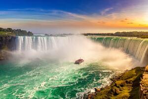 Művészeti fotózás Niagara Falls, Horseshoe Falls, bloodua, (40 x 26.7 cm)