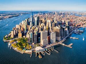 Művészeti fotózás aerial view of Lower Manhattan. New York, Eloi_Omella, (40 x 30 cm)