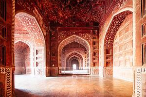 Művészeti fotózás Taj Mahal Mosque India, ferrantraite, (40 x 26.7 cm)