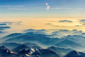 Művészeti fotózás Beautiful view on the mountains from, Pakin Songmor, (40 x 26.7 cm)