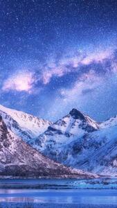 Művészeti fotózás Scenic view of snowcapped mountains against, TSHEPO Tladi tt48 / 500px, (22.5 x 40 cm)