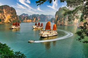 Művészeti fotózás Magnificent beauty of Ha Long Bay, Copyright by 8Creative.vn, (40 x 26.7 cm)