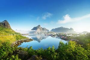 Művészeti fotózás Reine Village, Lofoten Islands, Norway, IakovKalinin, (40 x 26.7 cm)