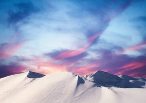 Művészeti fotózás Winter Sunset In The Mountains, borchee, (40 x 26.7 cm)