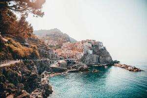 Művészeti fotózás Landscape image of famous Cinque Terre, Italy, Carol Yepes, (40 x 26.7 cm)