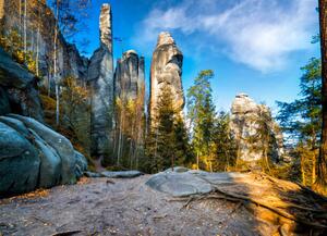 Művészeti fotózás National Park Adrspach-Teplice Rocktown, ewg3D, (40 x 30 cm)