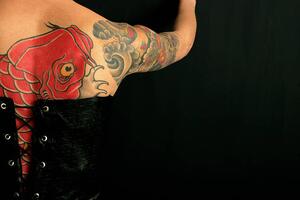 Fotográfia Corset & tattoo, PepeLaguarda, (40 x 26.7 cm)