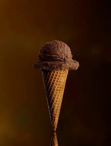 Művészeti fotózás Chocolate Ice Cream Cone, Lew Robertson, (30 x 40 cm)