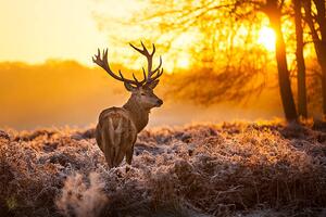 Művészeti fotózás Red deer, arturasker, (40 x 26.7 cm)