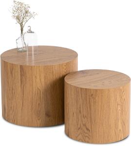 LEILA dohányzóasztal szett, natúr