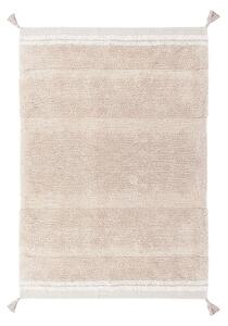 Világos rózsaszín mosható kézi szövésű pamut szőnyeg 90x130 cm Bloom Rose – Lorena Canals