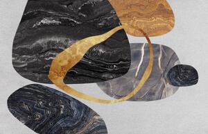 Illusztráció Abstract marble art. Rich texture. Modern, Luzhi Li