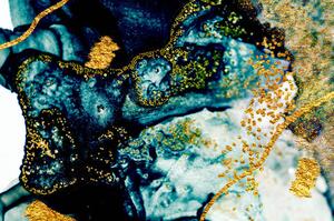 Illusztráció River. Marble art. Background., CARACOLLA