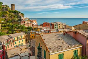 Művészeti fotózás Idyllic landscape of Cinque Terre, Italy, LeeYiuTung, (40 x 26.7 cm)