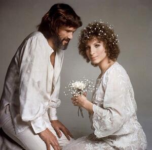 Művészeti fotózás Kris Kristofferson And Barbra Streisand, (40 x 40 cm)