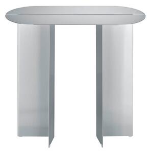 Matt ezüstszínű rozsdamentes acél konzolasztal 35x80 cm Oru – Blomus