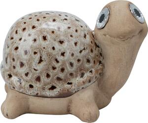 Napkollektoros kerti dekoráció Teknős, porcelán,11 x 6,6 x 13,5 cm