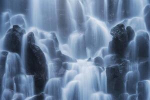 Művészeti fotózás Details of Waterfall, Ramona Falls, TerenceLeezy, (40 x 26.7 cm)