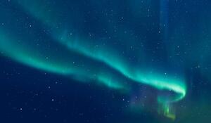 Fotográfia Northern lights in the sky, murat4art, (40 x 22.5 cm)
