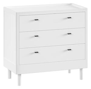 Fehér bükkfa gyerek komód 100x95x55 cm Forrest – Vipack